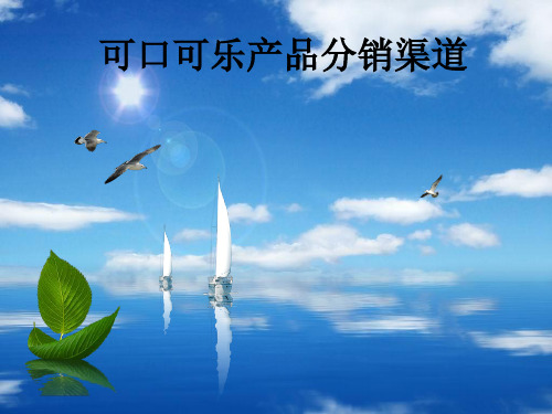 可口可乐产品分销渠道