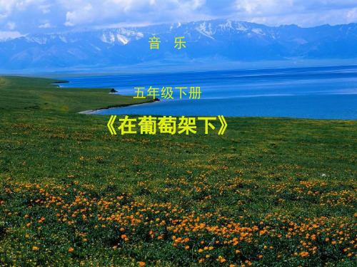 五年级下册音乐课件7.1在葡萄架下湘教版