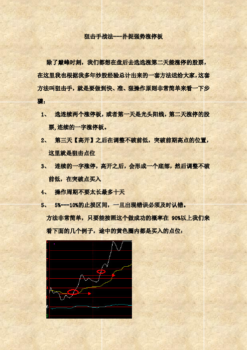 【烽火】狙击手战法