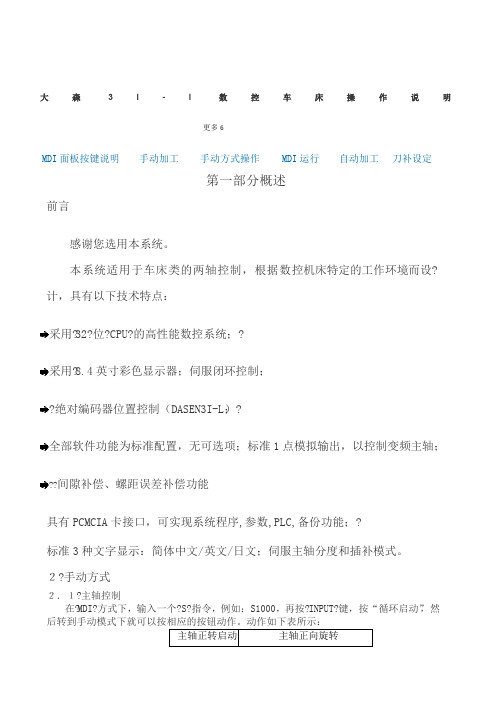 大森操作手册