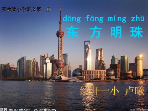 苏教版语文一年级上册《东方明珠》课件