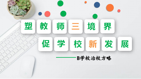 小学治校方略路演优质课件