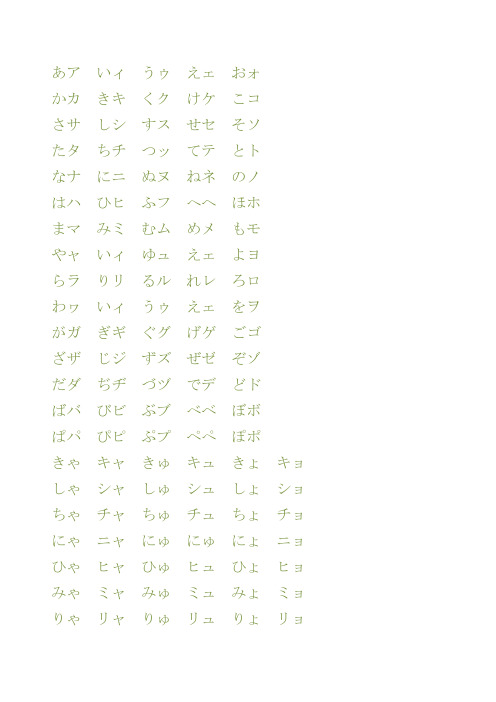 日文打字练习