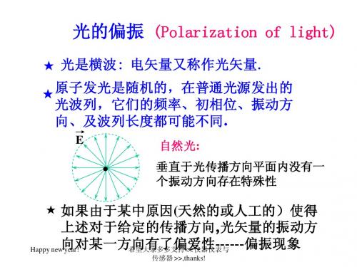 光的偏振 (polarization of light)