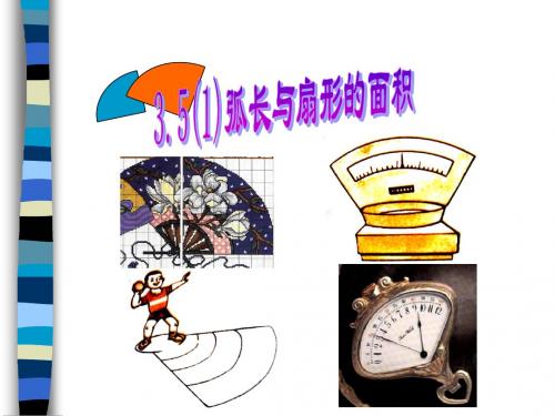 3.5弧长及扇形的面积(1)