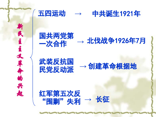新民主主义革命的兴起PPT课件 人教版