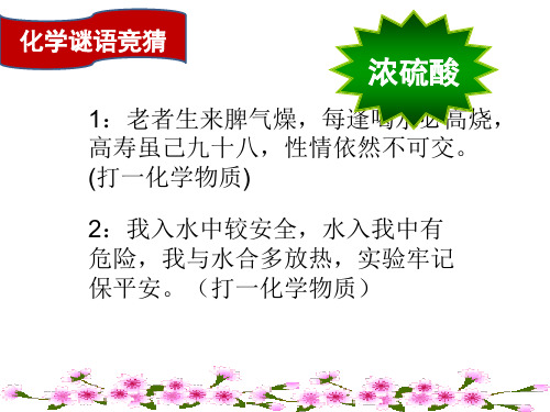 酸及其性质 复习课优质课 ppt课件