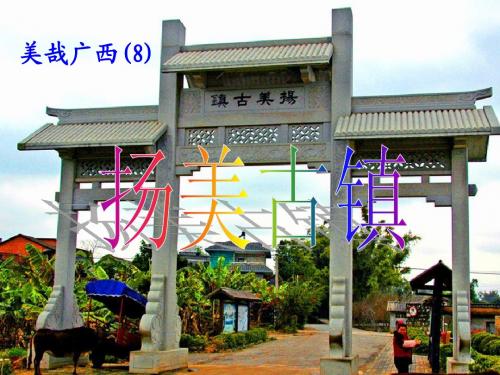 美哉广西(8)：扬美古镇