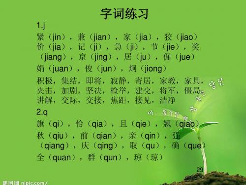 字词练习