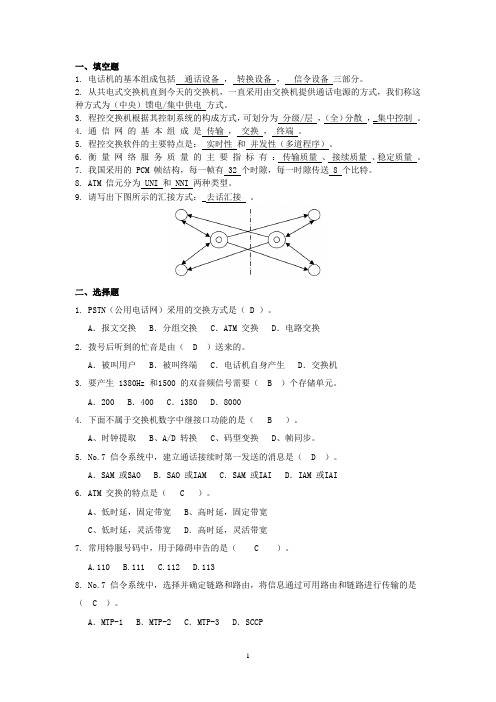现代交换试题及答案132