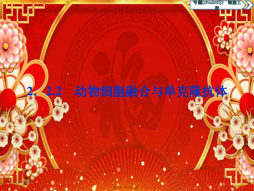 高中生物专题2细胞工程2.2动物细胞工程2.2.2动物细胞融合与单克隆抗体3生物
