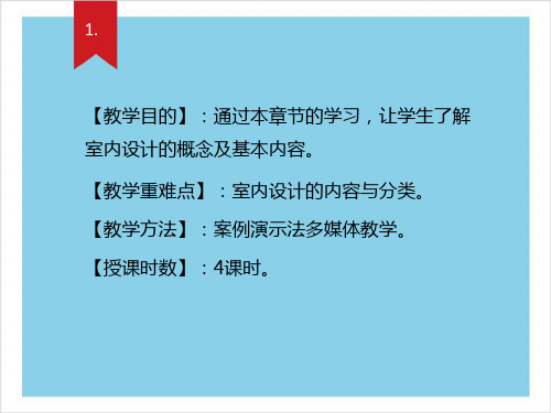 室内设计的基本内容