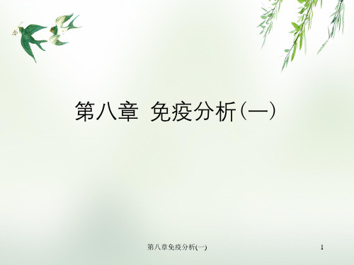 第八章免疫分析(一)