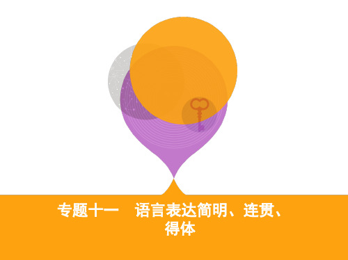 11_专题十一 语言表达简明、连贯、得体
