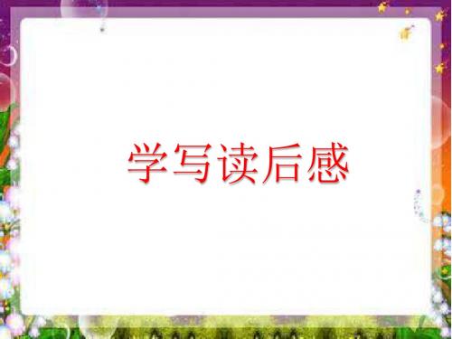 读后感