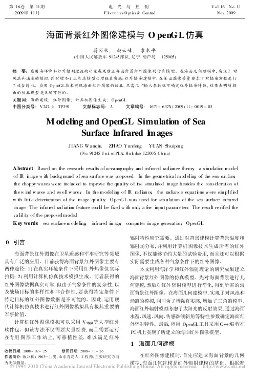 海面背景红外图像建模与OpenGL仿真