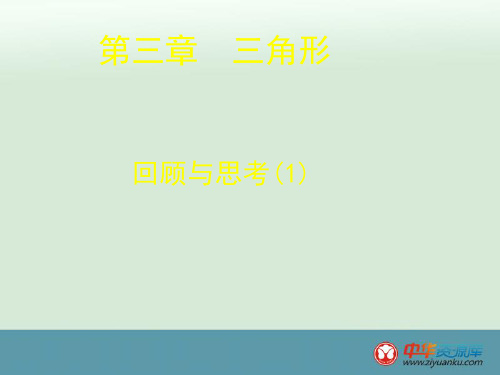 北师大2013版第四章三角形复习与小结2