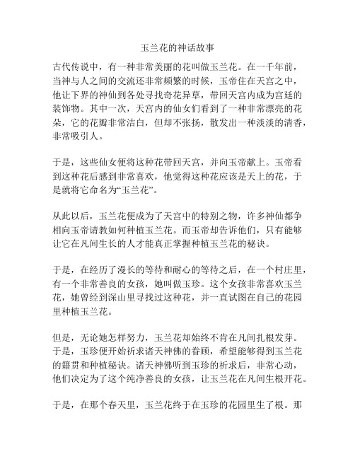 玉兰花的神话故事