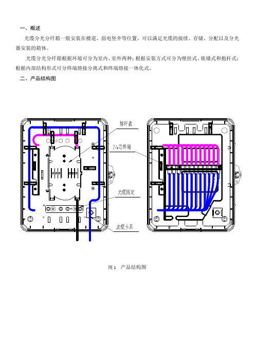 光缆分纤箱使用说明书