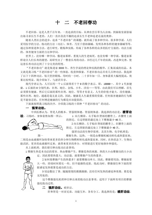 不老回春功