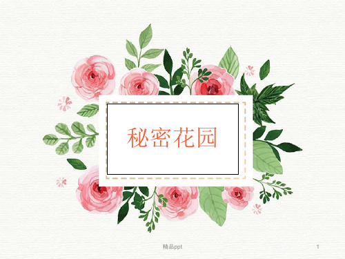 秘密花园ppt课件