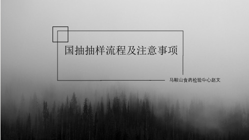 国抽流程