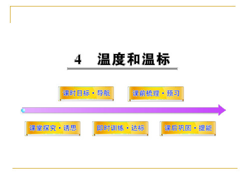 7.4温度和温标 课件(人教版选修3-3)