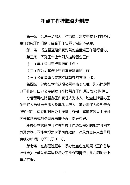 110220挂牌督办制度实施细则