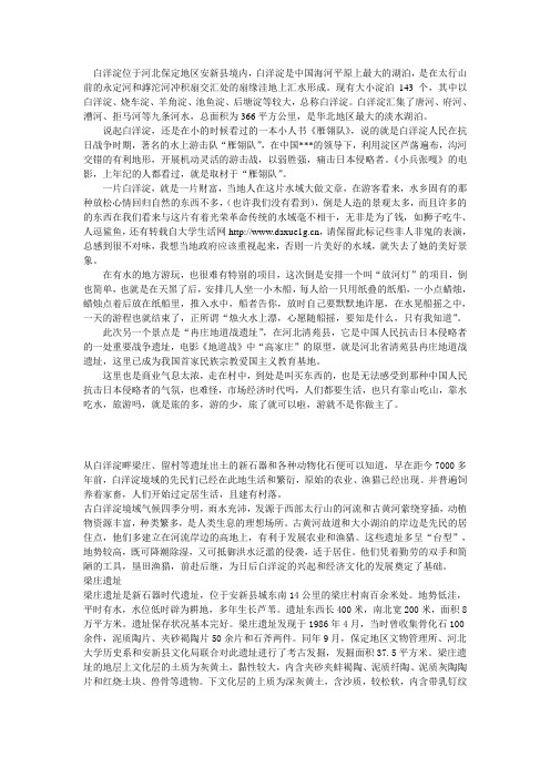 白洋淀