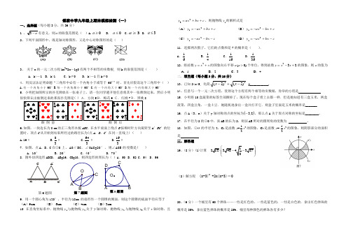 初中数学复习资料
