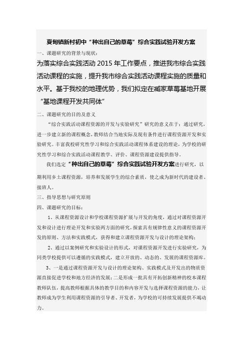 种出自己的草莓