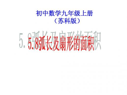 2.7弧长及扇形的面积.ppt