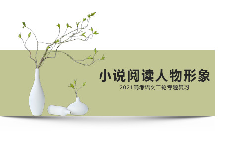 2021高考语文专题复习小说形象精品PPT课件
