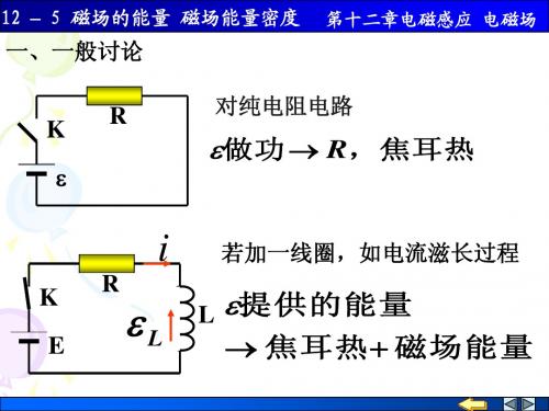 12_5磁场的能量 磁场能量密度
