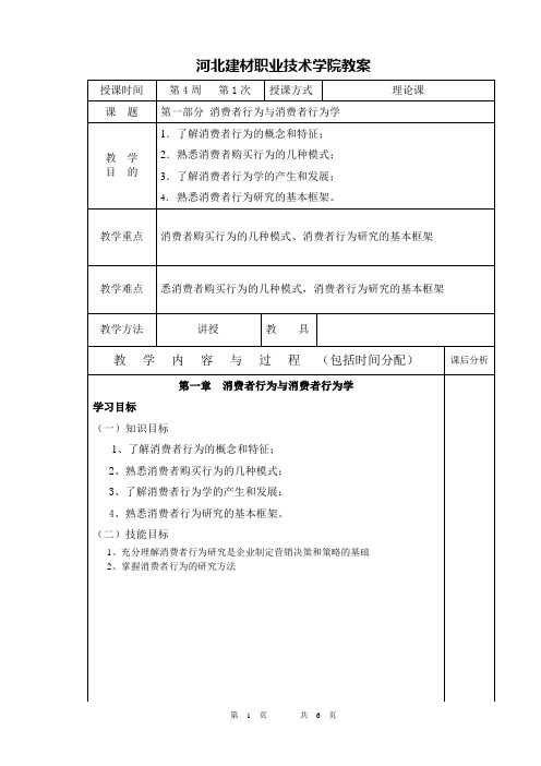 消费者行为与消费者行为学