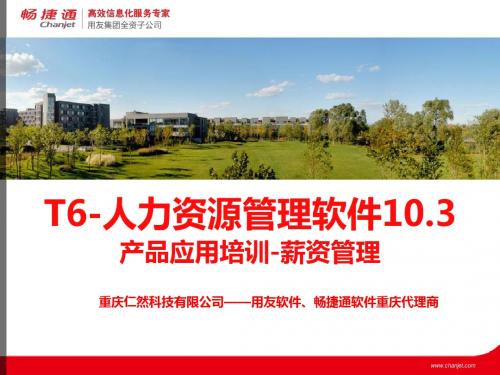 重庆用友畅捷通仁然科技T6人力资源软件薪资管理