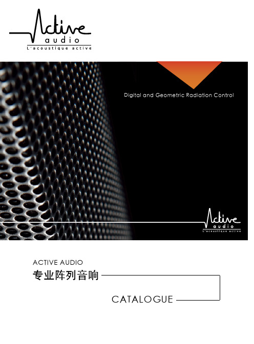 法国Active Audio2016年最新产品资料