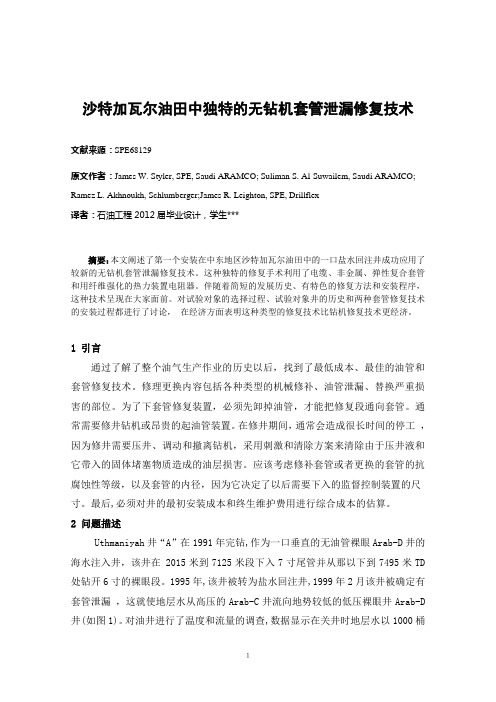 译文格式(样)