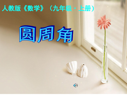 人教版九年级上册 数学 课件 24.1.4圆周角(共29张PPT)