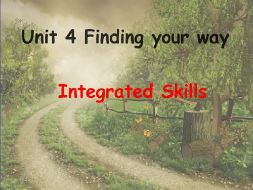 牛津译林版英语八年级下册课件：Unit4 Integrated skills