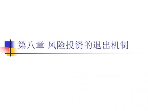 风险投资08共51页文档
