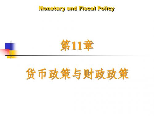 11-货币政策与财政政策