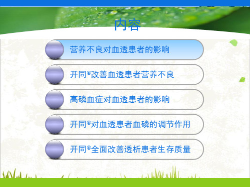 透析高磷防治PPT.