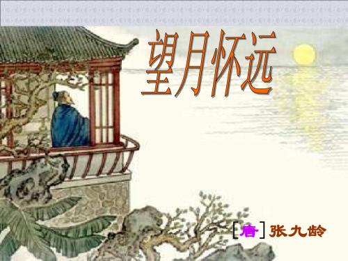 高二语文望月怀远简洁版