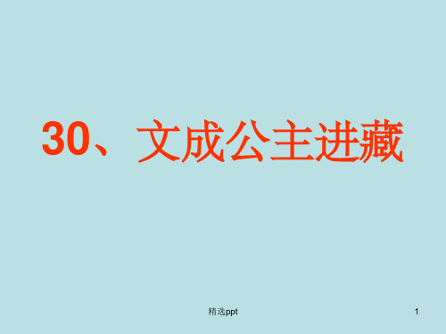 《文成公主进藏》PPT课件 (2)