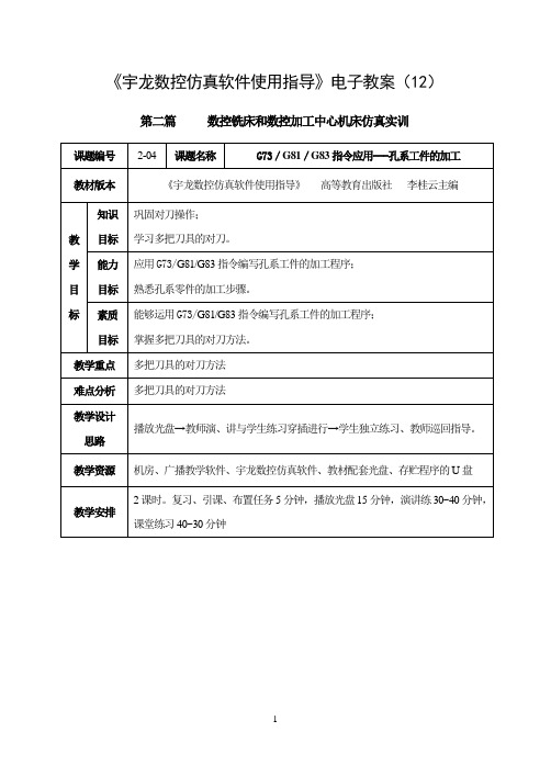 宇龙数控仿真软件使用指导 电子教案  (12)[6页]
