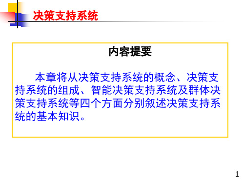 决策支持系统(3)