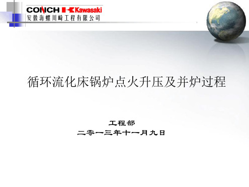 循环流化床锅炉点火升压及并炉过程讲解