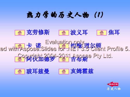 热力学的历史人物