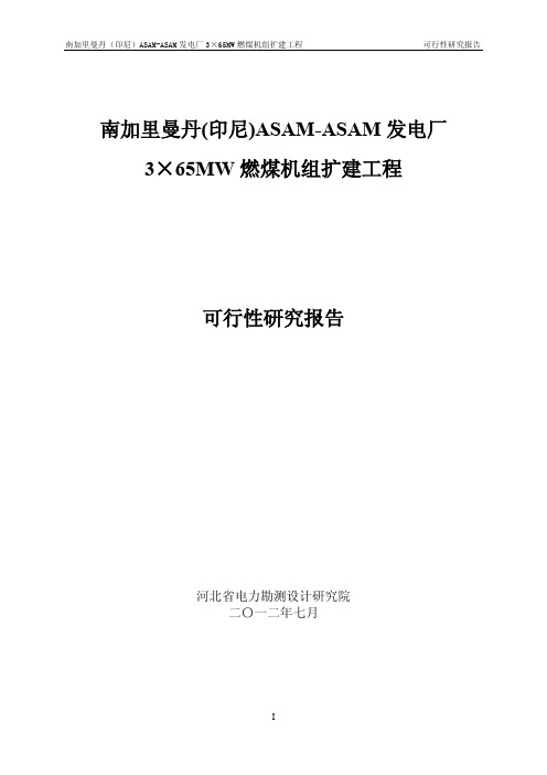 南加里曼丹 印尼)ASAM-ASAM 发电厂